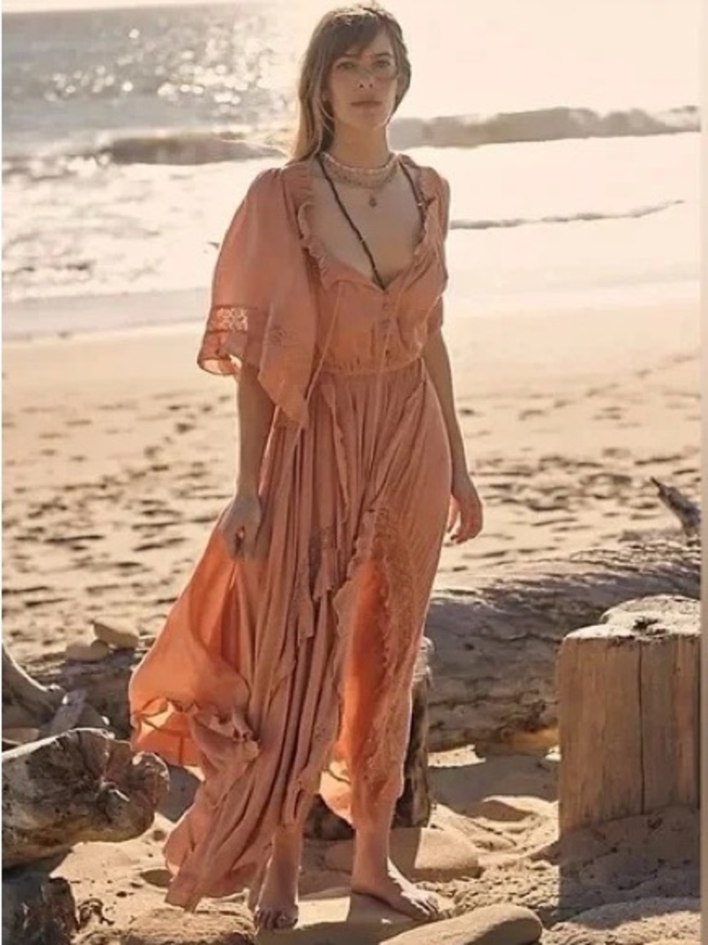NWT Free People Beach Bliss Maxi Dress